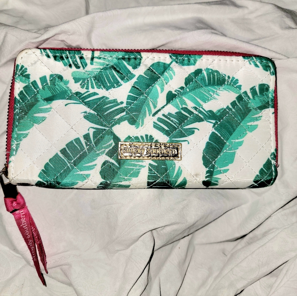 Simpley Southern Tropical Green Leaf Wallet